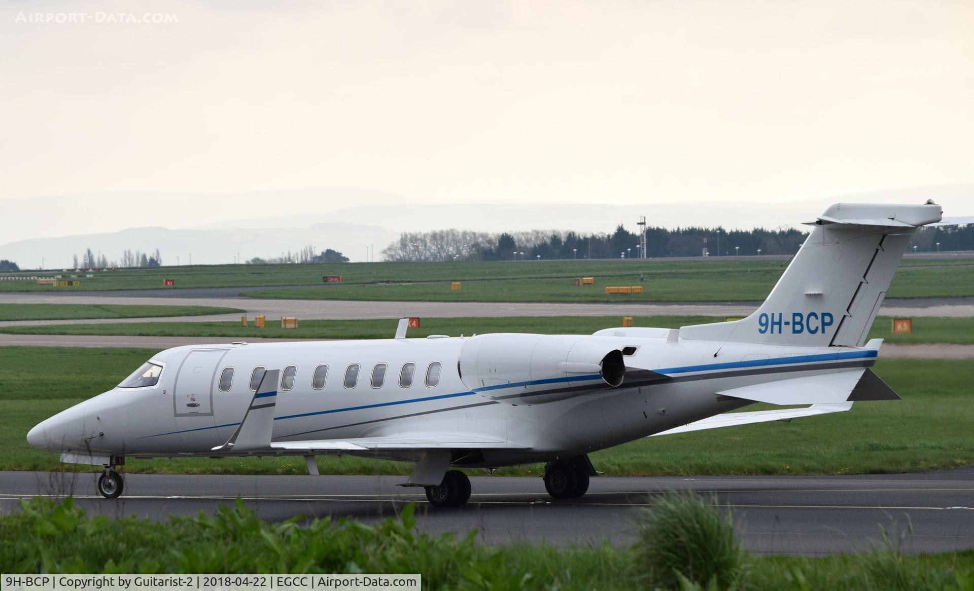 9H-BCP, 2005 Learjet 45 C/N 45-287, At Manchester