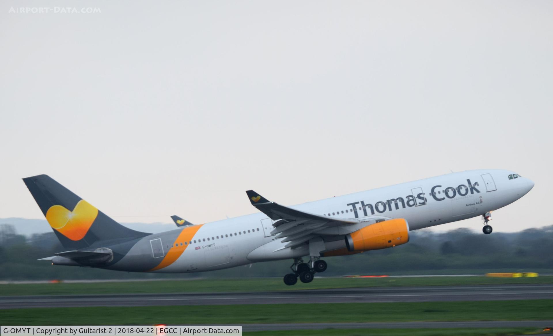 G-OMYT, 1999 Airbus A330-243 C/N 301, At Manchester