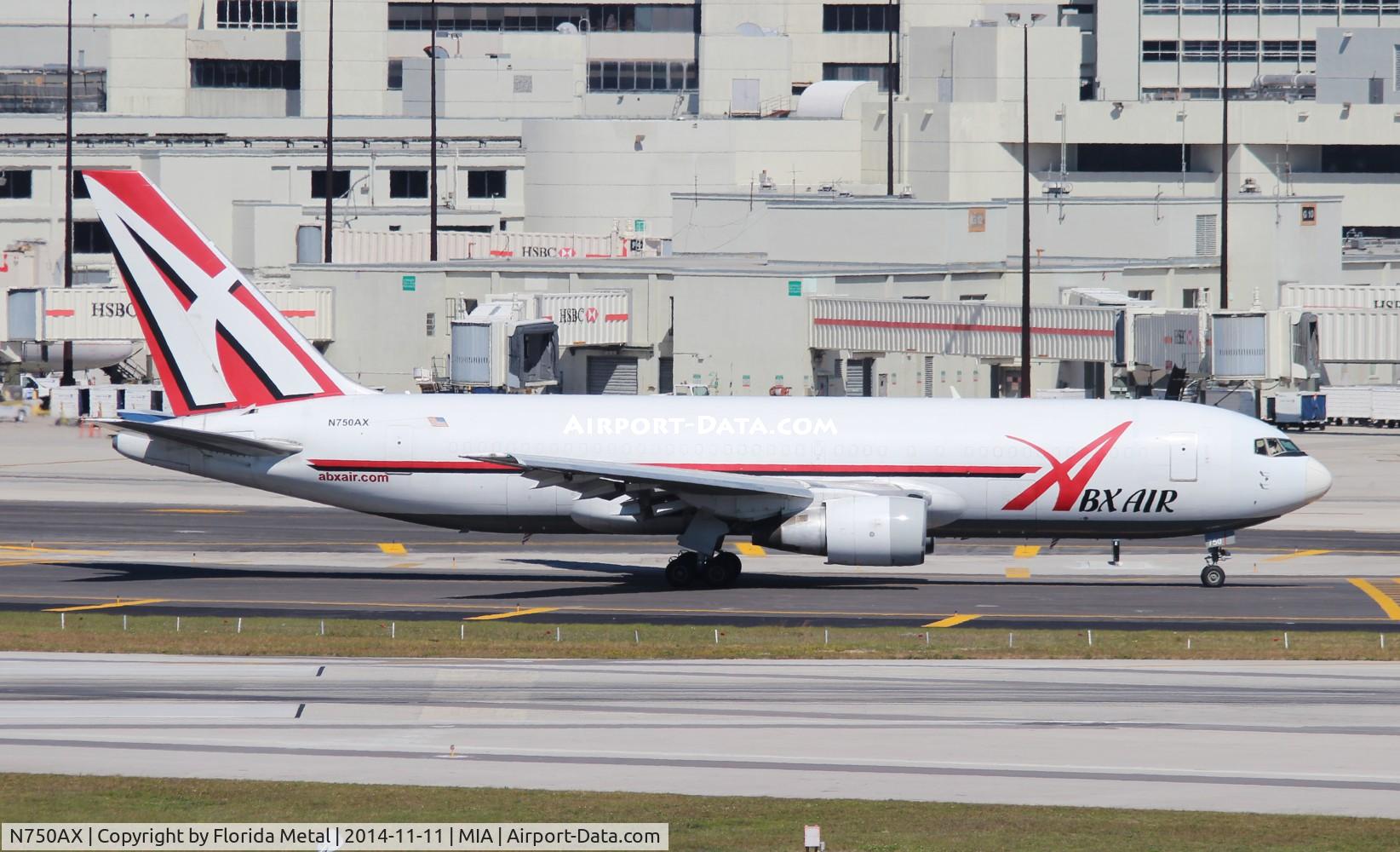 N750AX, 1984 Boeing 767-232 C/N 22227, ABX 767-200