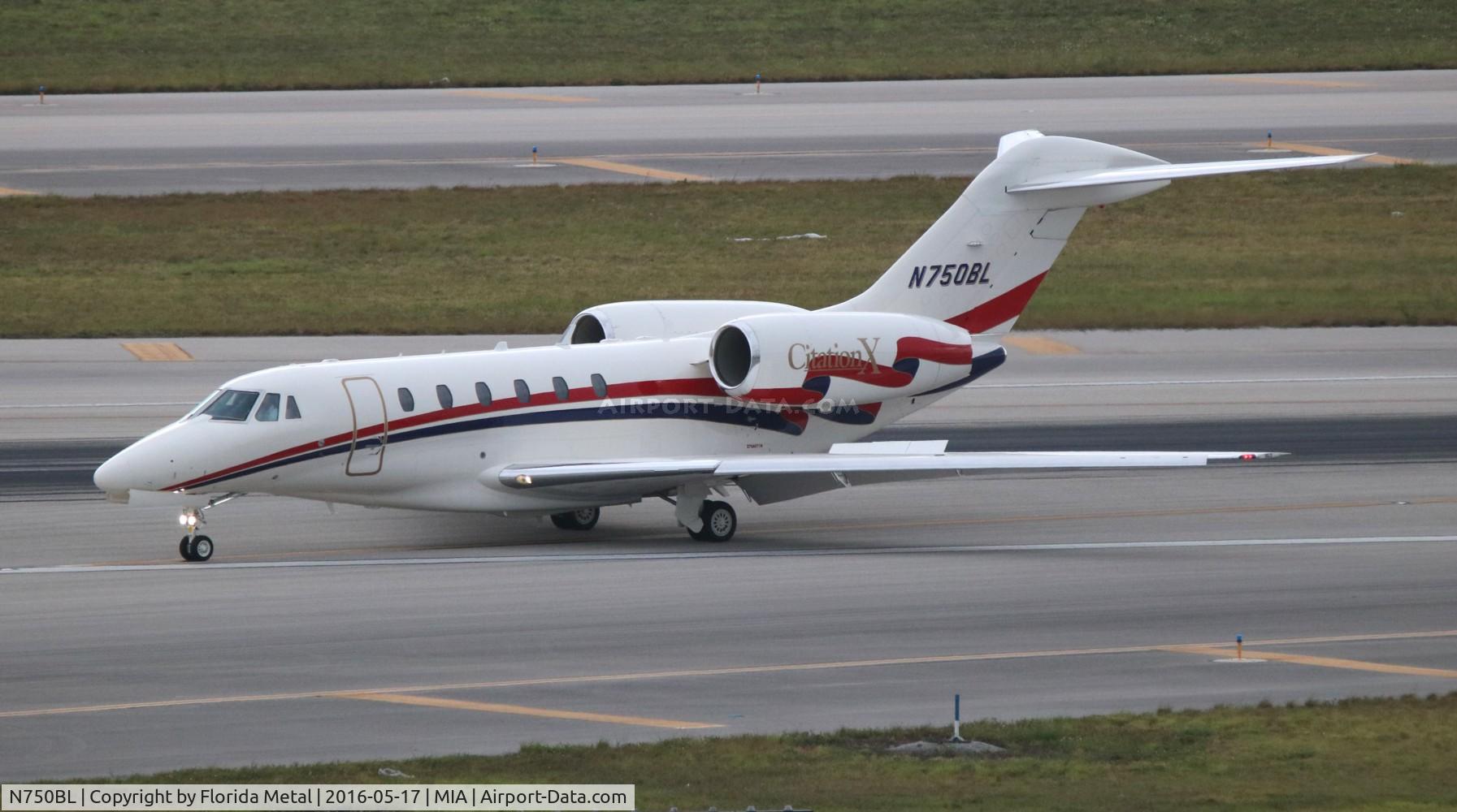 N750BL, 2002 Cessna 750 Citation X C/N 750-0178, Citation 750