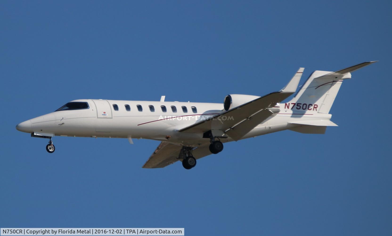 N750CR, 2001 Learjet 45 C/N 123, Lear 45