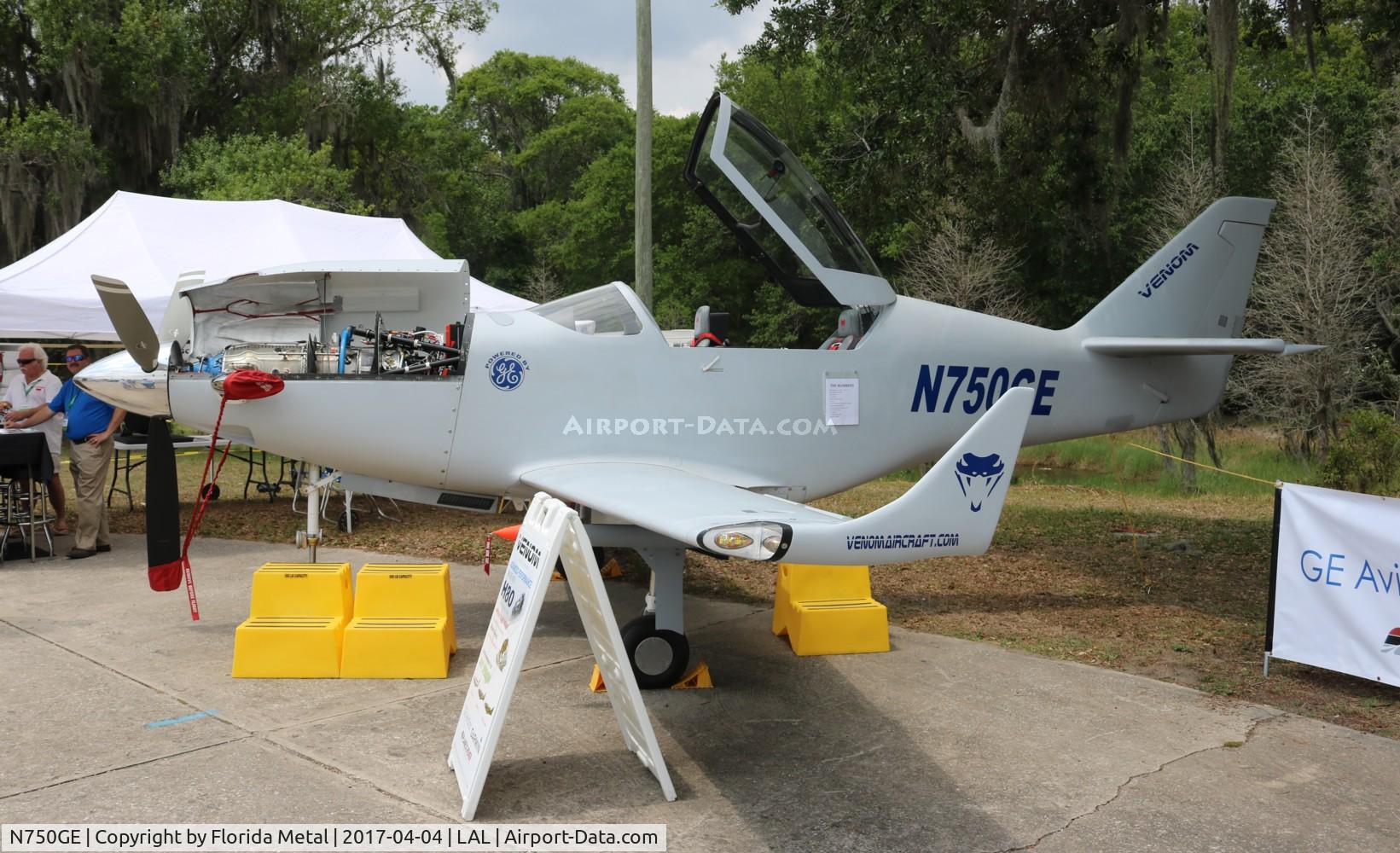 N750GE, 2016 Legend Aircraft Turbine Venom C/N 001-APF-2016-VAC, Venom