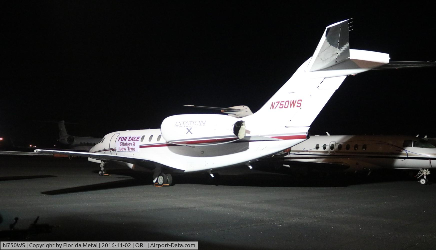 N750WS, 2004 Cessna 750 Citation X C/N 750-0234, Citation X