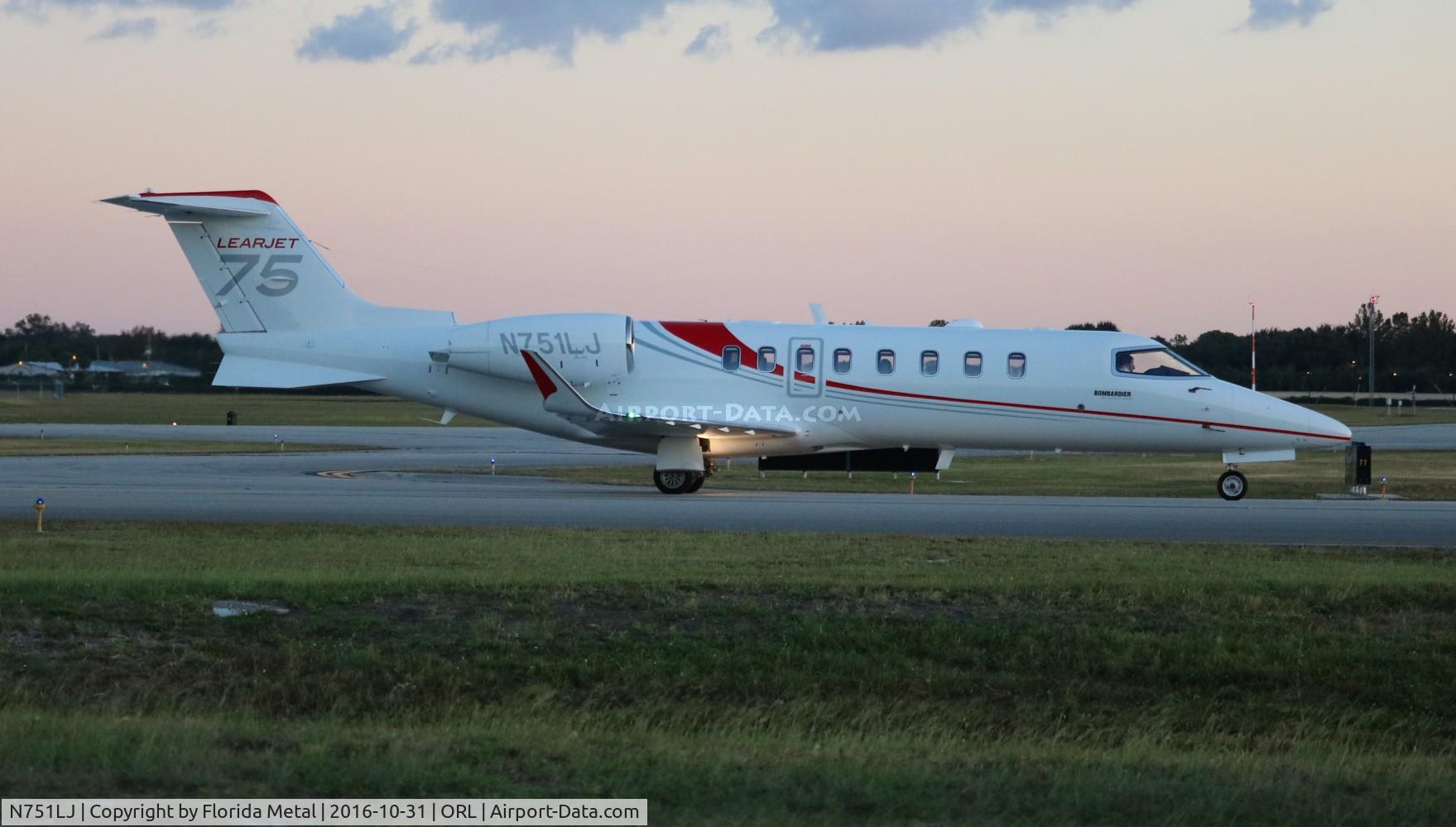 N751LJ, 2015 Learjet 75 C/N 45-503, Lear 75