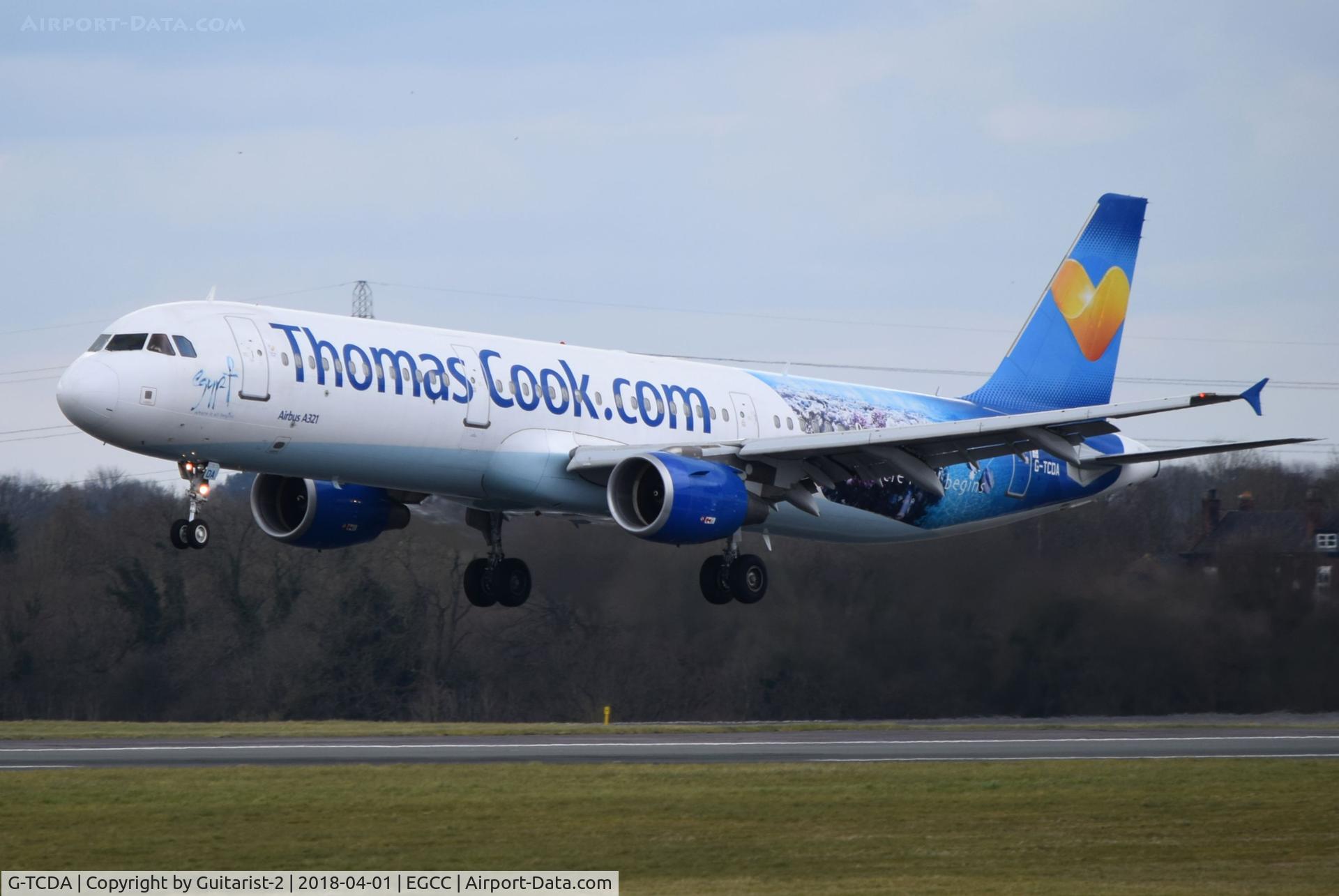 G-TCDA, 2003 Airbus A321-211 C/N 2060, At Manchester