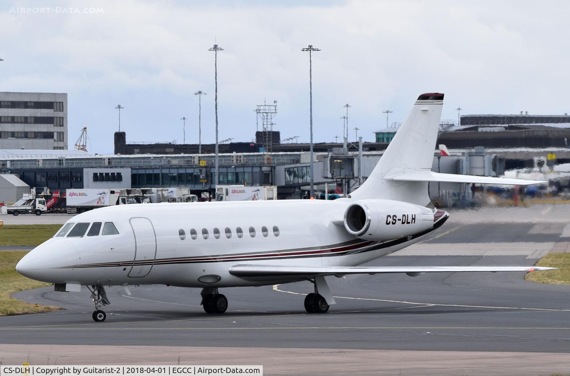 CS-DLH, 2008 Dassault Falcon 2000EX C/N 149, At Manchester