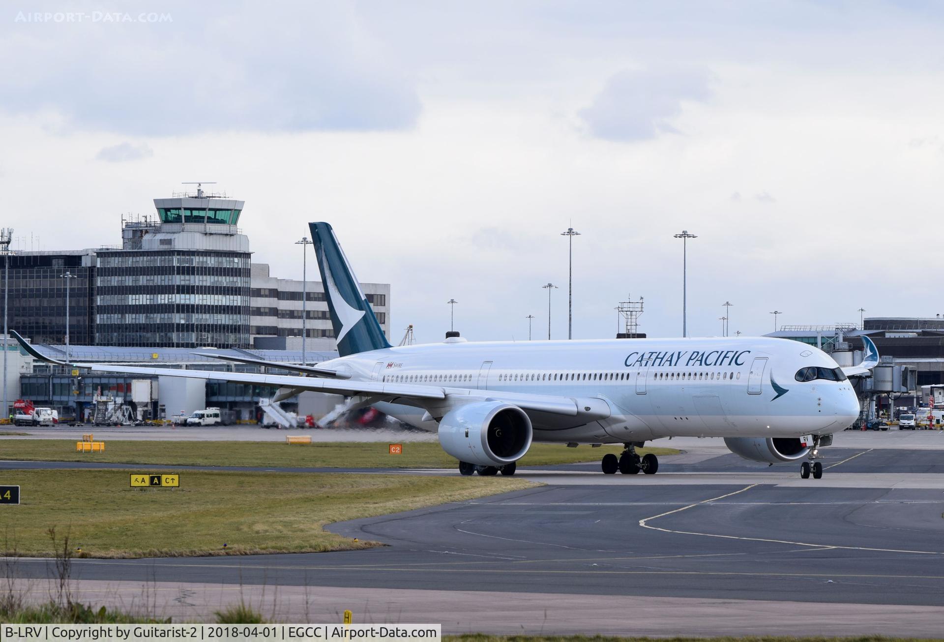 B-LRV, 2017 Airbus A350-941 C/N 154, At Manchester