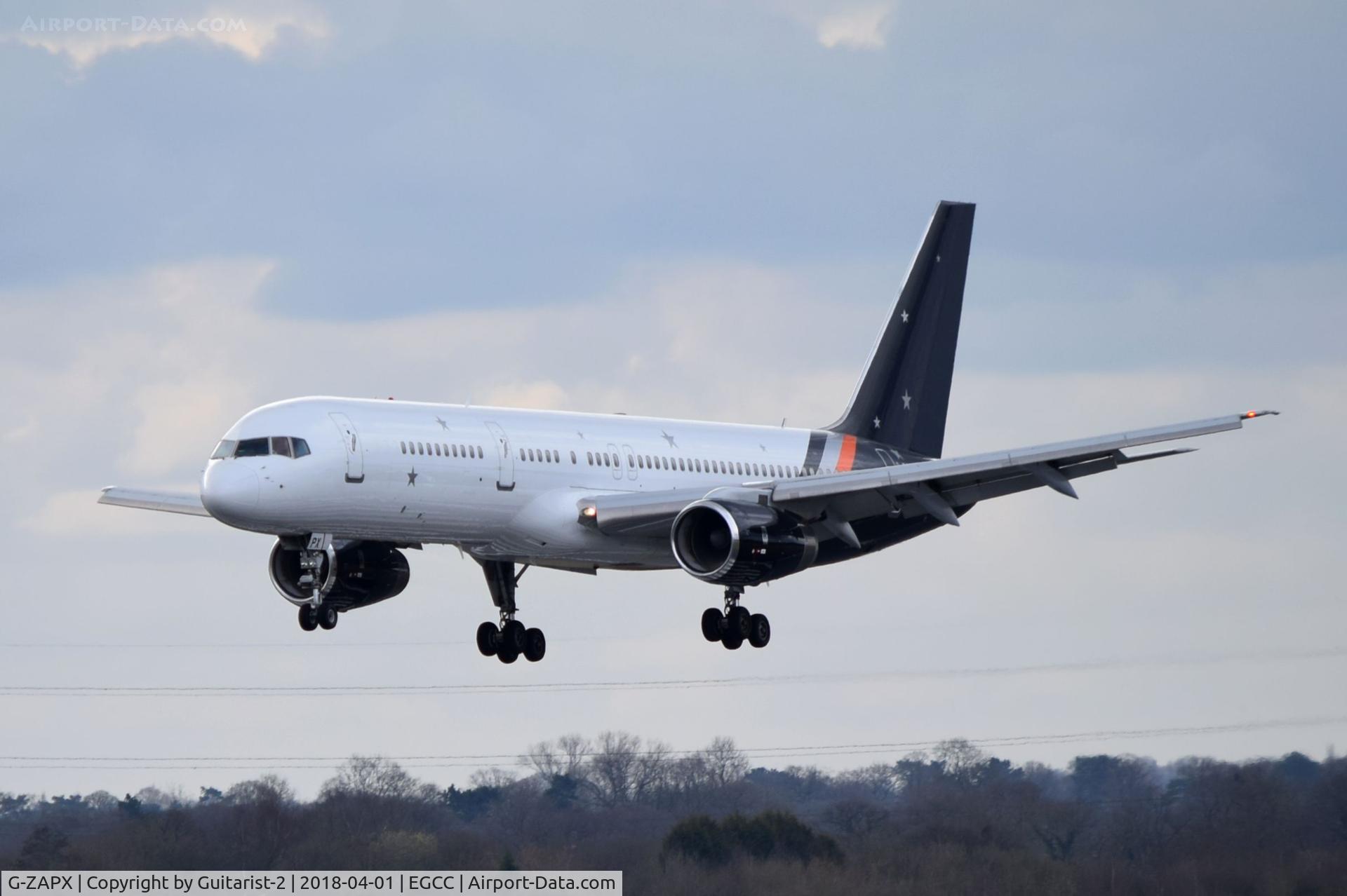 G-ZAPX, 2000 Boeing 757-256 C/N 29309, At Manchester