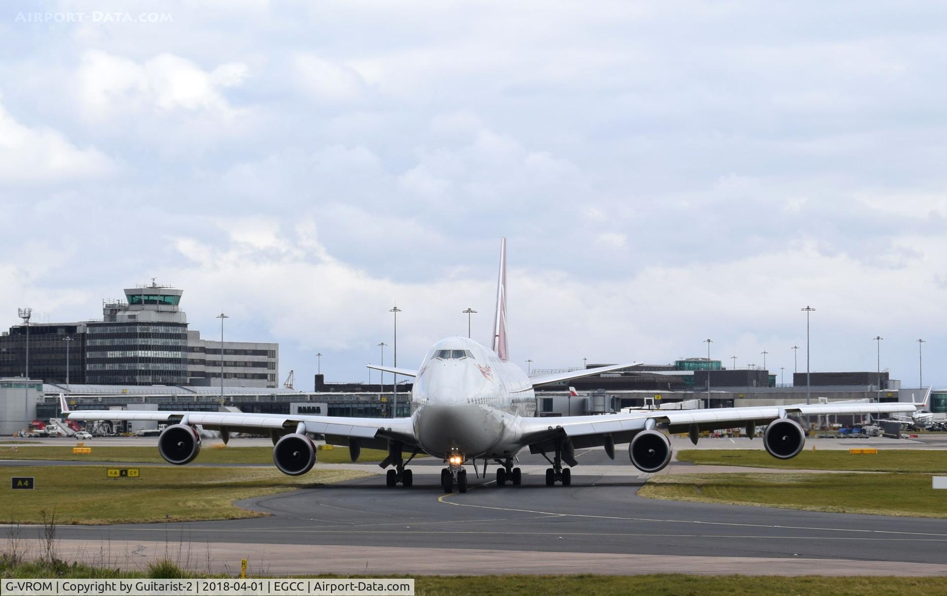G-VROM, 2001 Boeing 747-443 C/N 32339, At Manchester