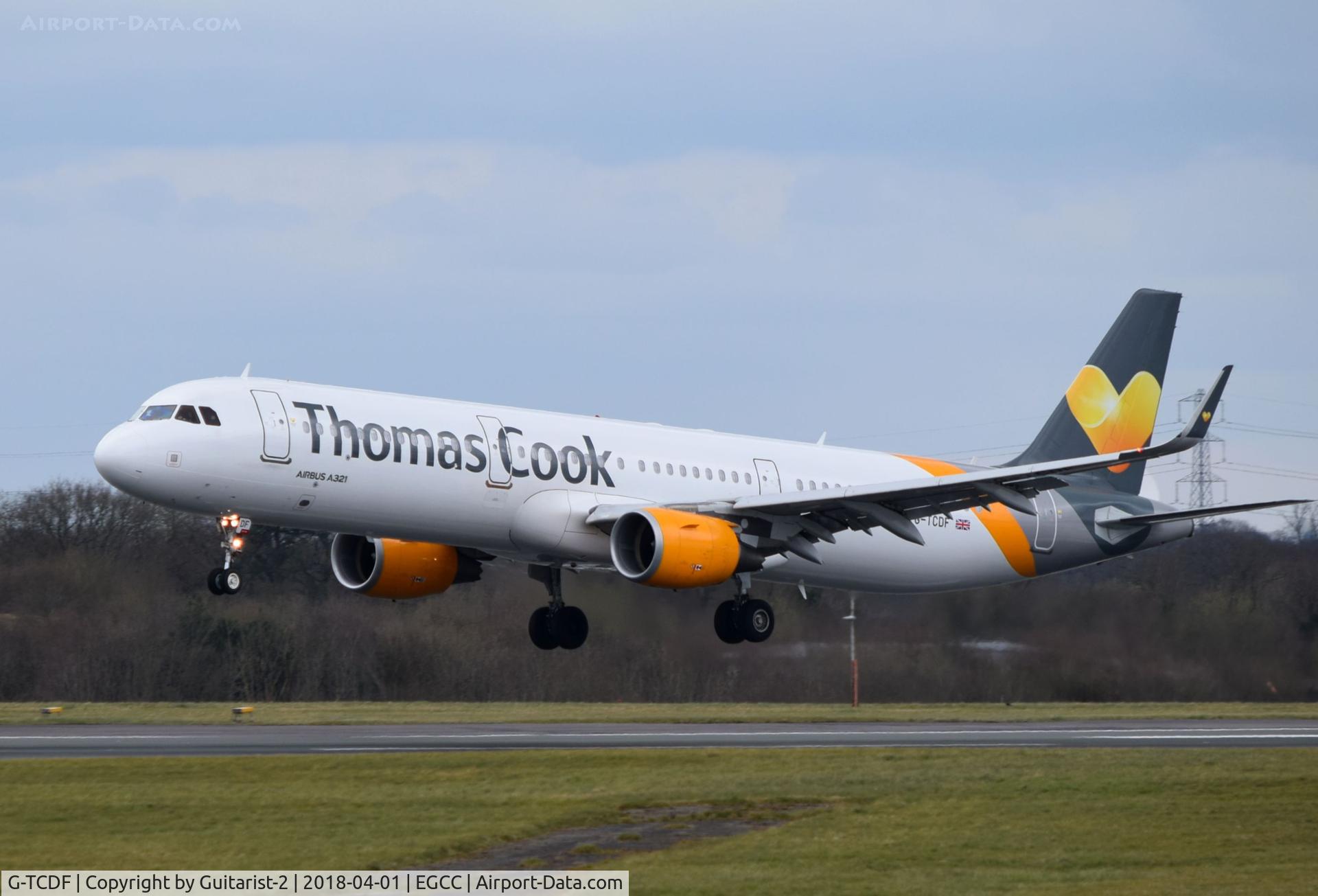 G-TCDF, 2014 Airbus A321-211 C/N 6114, At Manchester