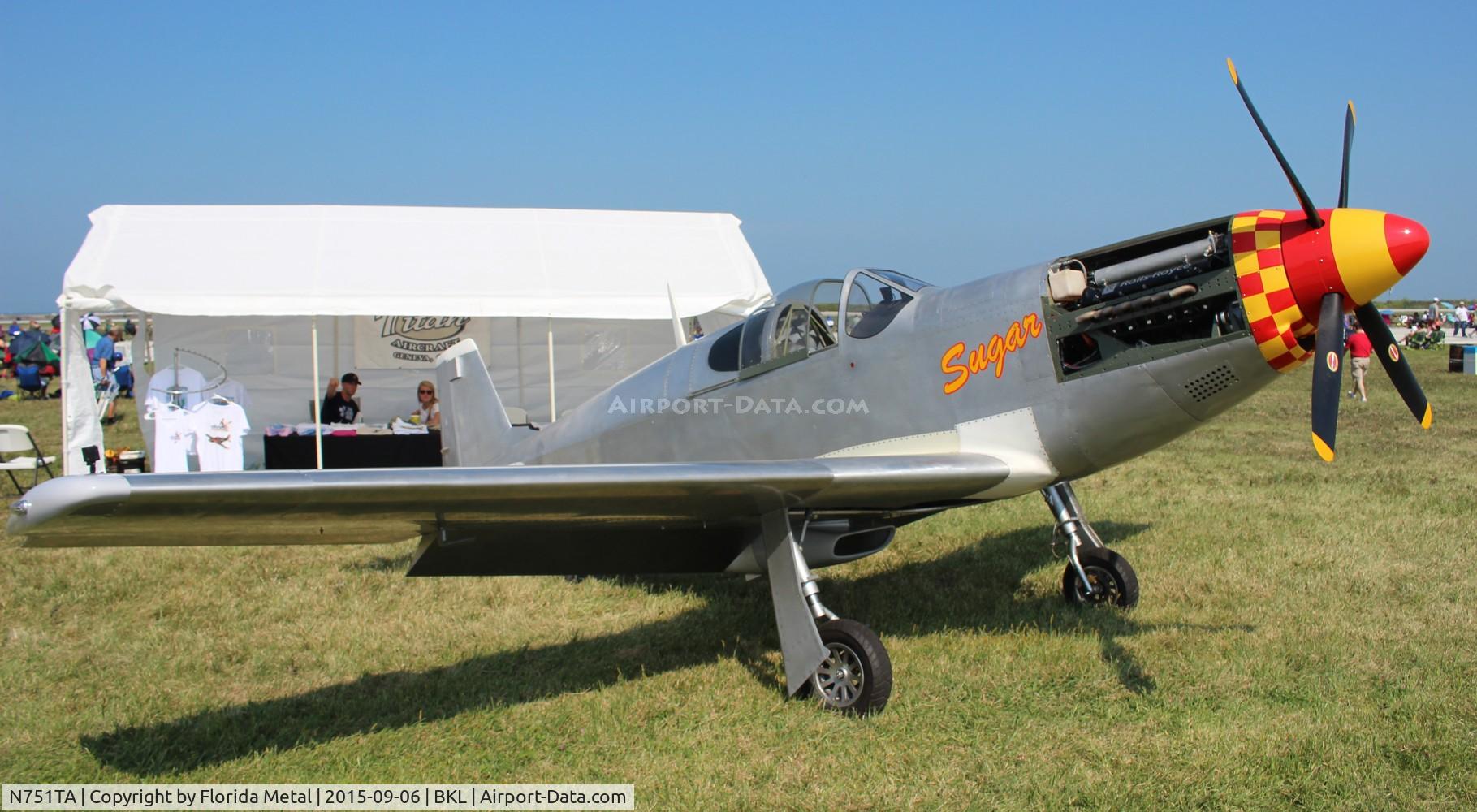 N751TA, 2015 Titan T-51B Mustang C/N M09BV12COHK0151B, T-51B