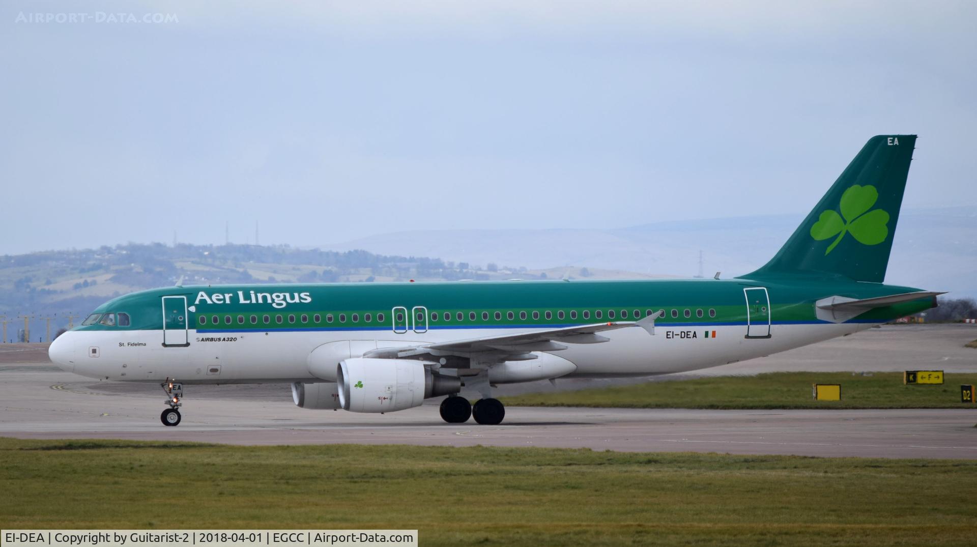 EI-DEA, 2004 Airbus A320-214 C/N 2191, At Manchester