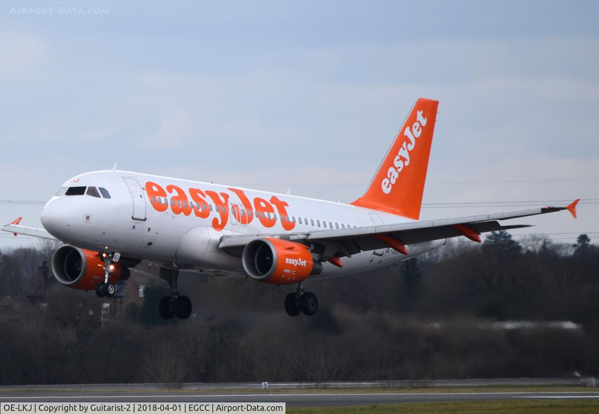 OE-LKJ, 2006 Airbus A319-111 C/N 2946, At Manchester