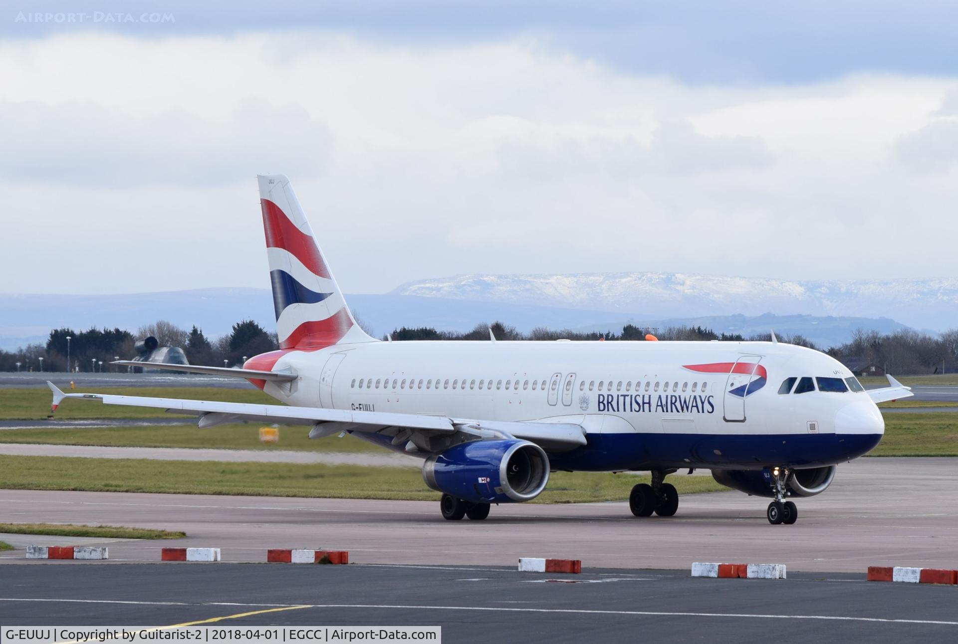 G-EUUJ, 2002 Airbus A320-232 C/N 1883, At Manchester