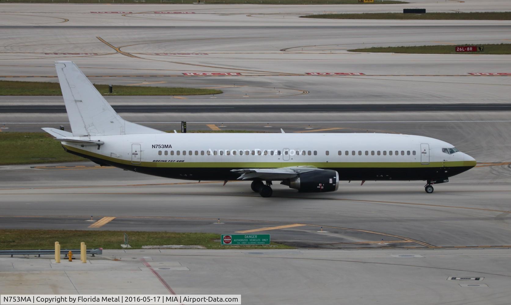 N753MA, 1997 Boeing 737-48E C/N 28053, Miami Air