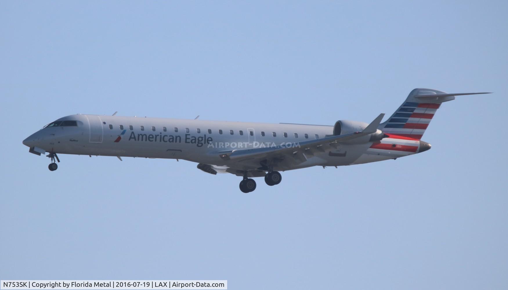 N753SK, 2005 Bombardier CRJ-701ER (CL-600-2C10) Regional Jet C/N 10214, American Eagle