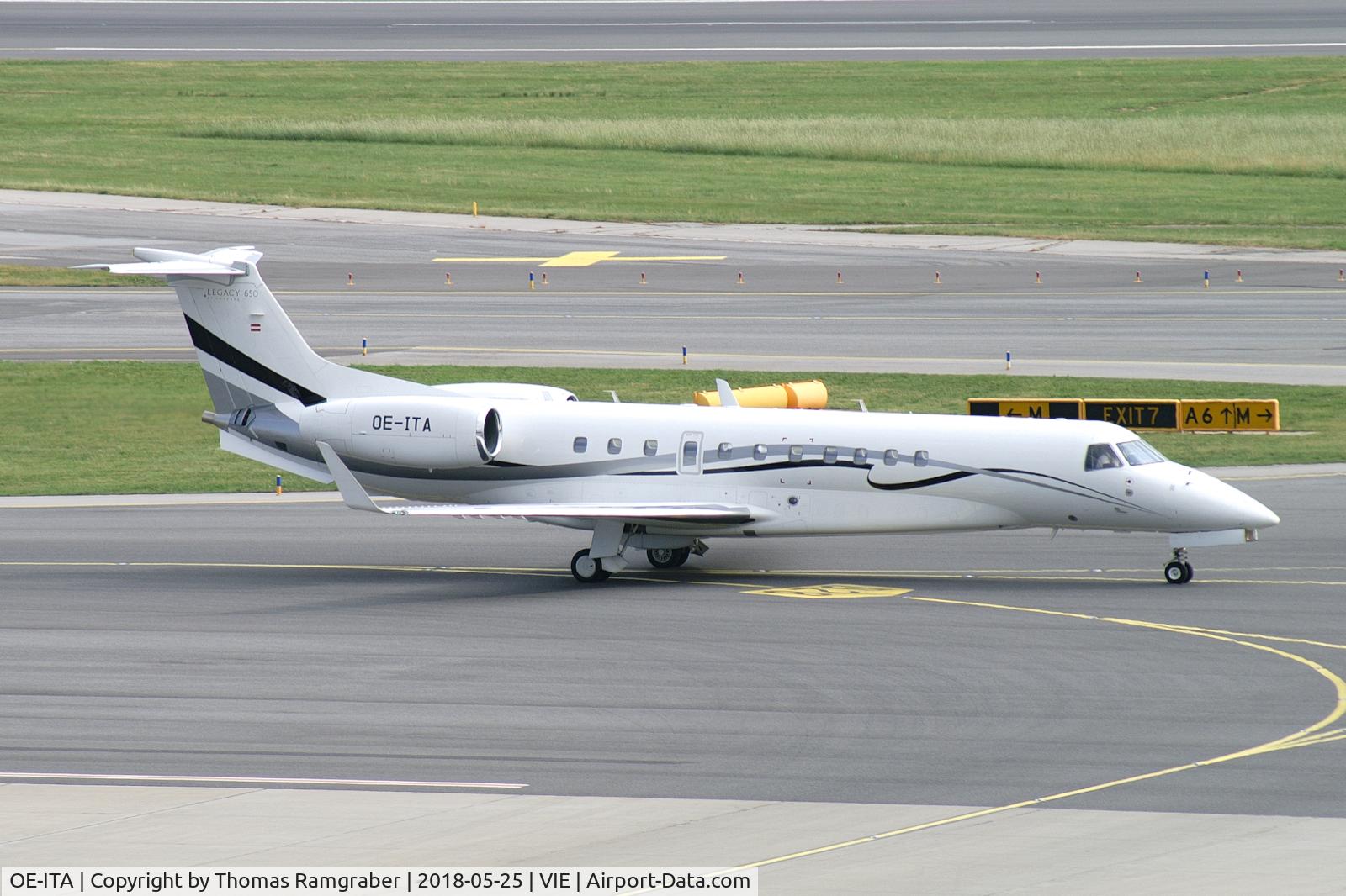 OE-ITA, 2012 Embraer EMB-135BJ Legacy 650 C/N 14501133, Avcon Jet Embraer 135