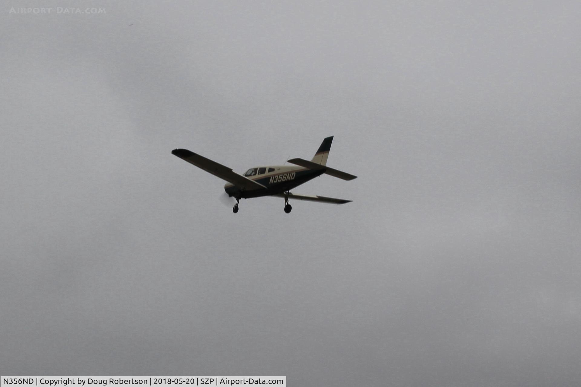 N356ND, 2003 Piper PA-28-161 Cherokee Warrior III C/N 2842184, 2003 Piper PA-28-161 WARRIOR III, Lycoming O-320-D3G 160 Hp, another takeoff climb Rwy 22