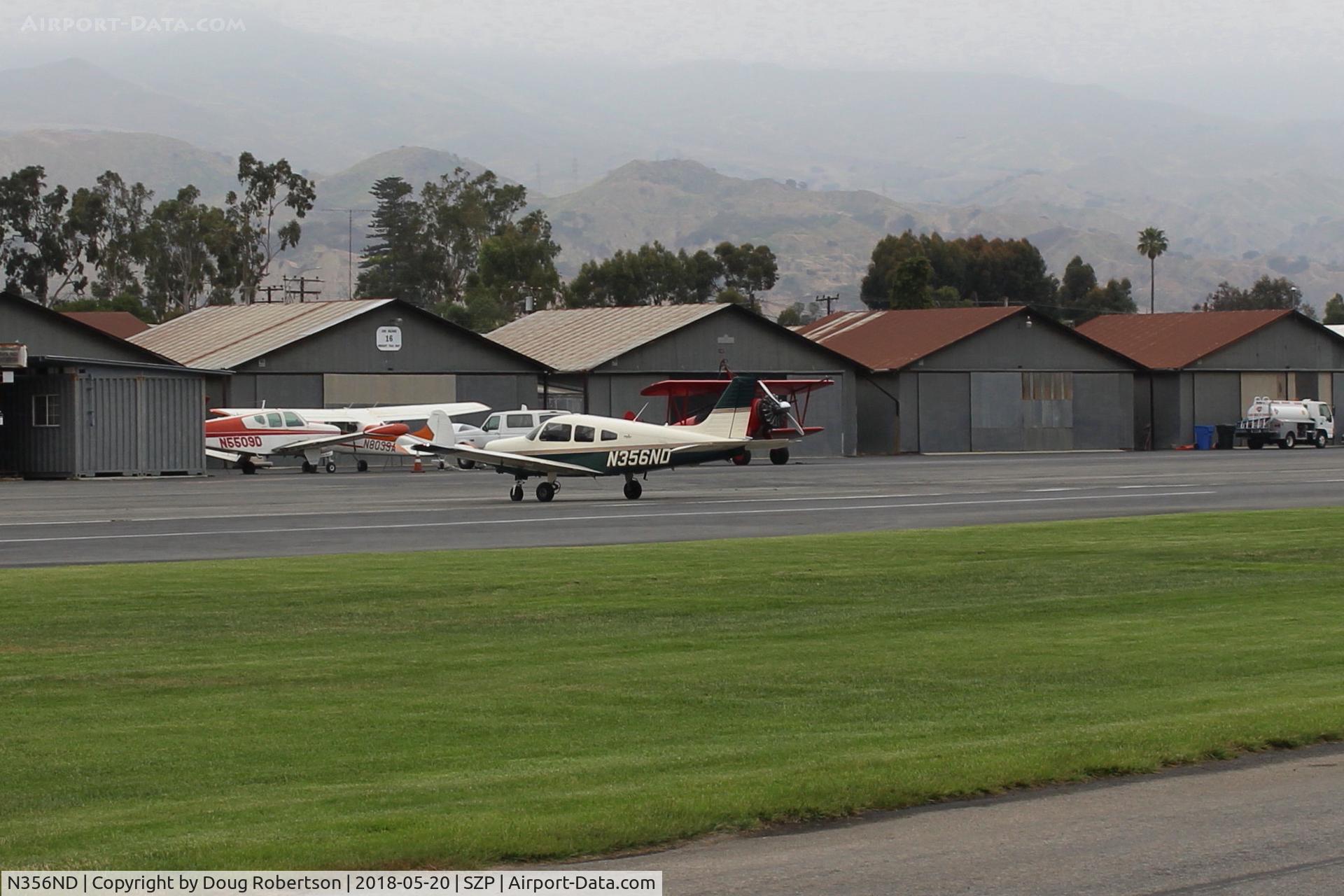N356ND, 2003 Piper PA-28-161 Cherokee Warrior III C/N 2842184, 2003 Piper PA-28-161 WARRIOR III, Lycoming O-320-D3G 160 Hp, taxi off the active
