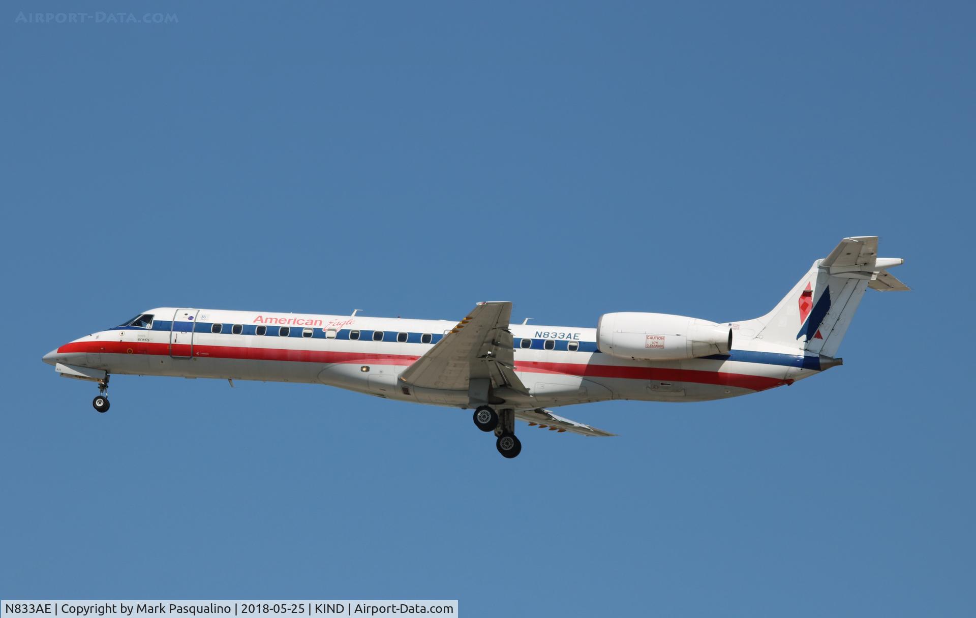 N833AE, 2002 Embraer ERJ-140LR (EMB-135KL) C/N 145629, EMB-135KL