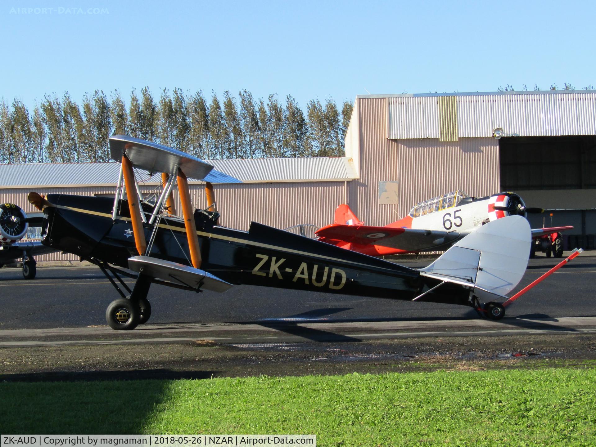 ZK-AUD, De Havilland DH-82A Tiger Moth II C/N 83379, PERFECT EXAMPLE IN AUTUMN SUN