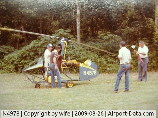 N4978, 1972 Bensen B-8 C/N BM-1, Private airstrip in Cut Off La.