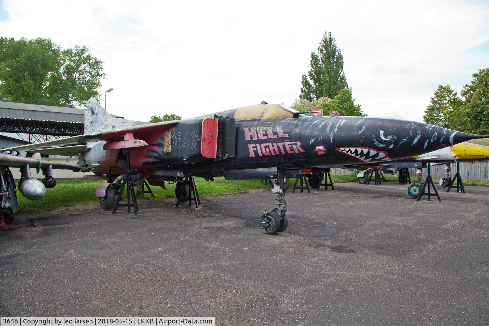 3646, Mikoyan-Gurevich MiG-23MF C/N 0390213646, Kbely Air Museum 15.5.2018