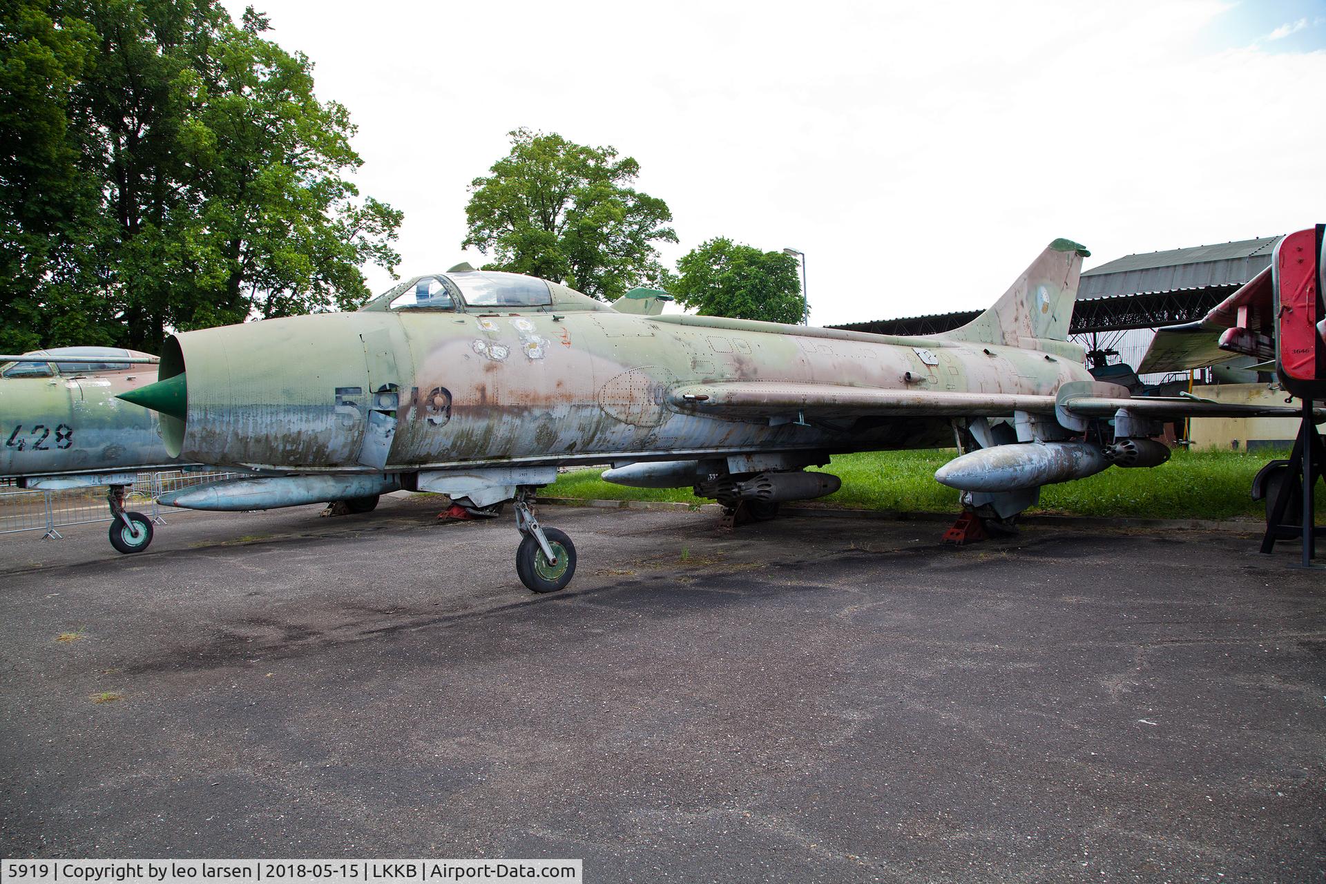 5919, Sukhoi Su-7BKL C/N 5919, Kbely Air Museum 15.5.2018