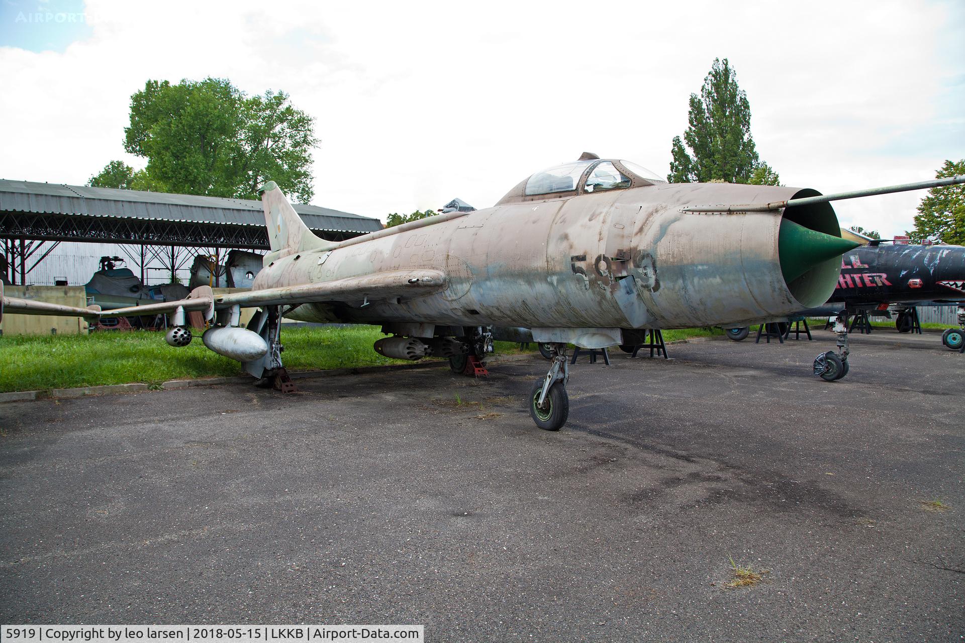 5919, Sukhoi Su-7BKL C/N 5919, Kbely Air Museum 15.5.2018