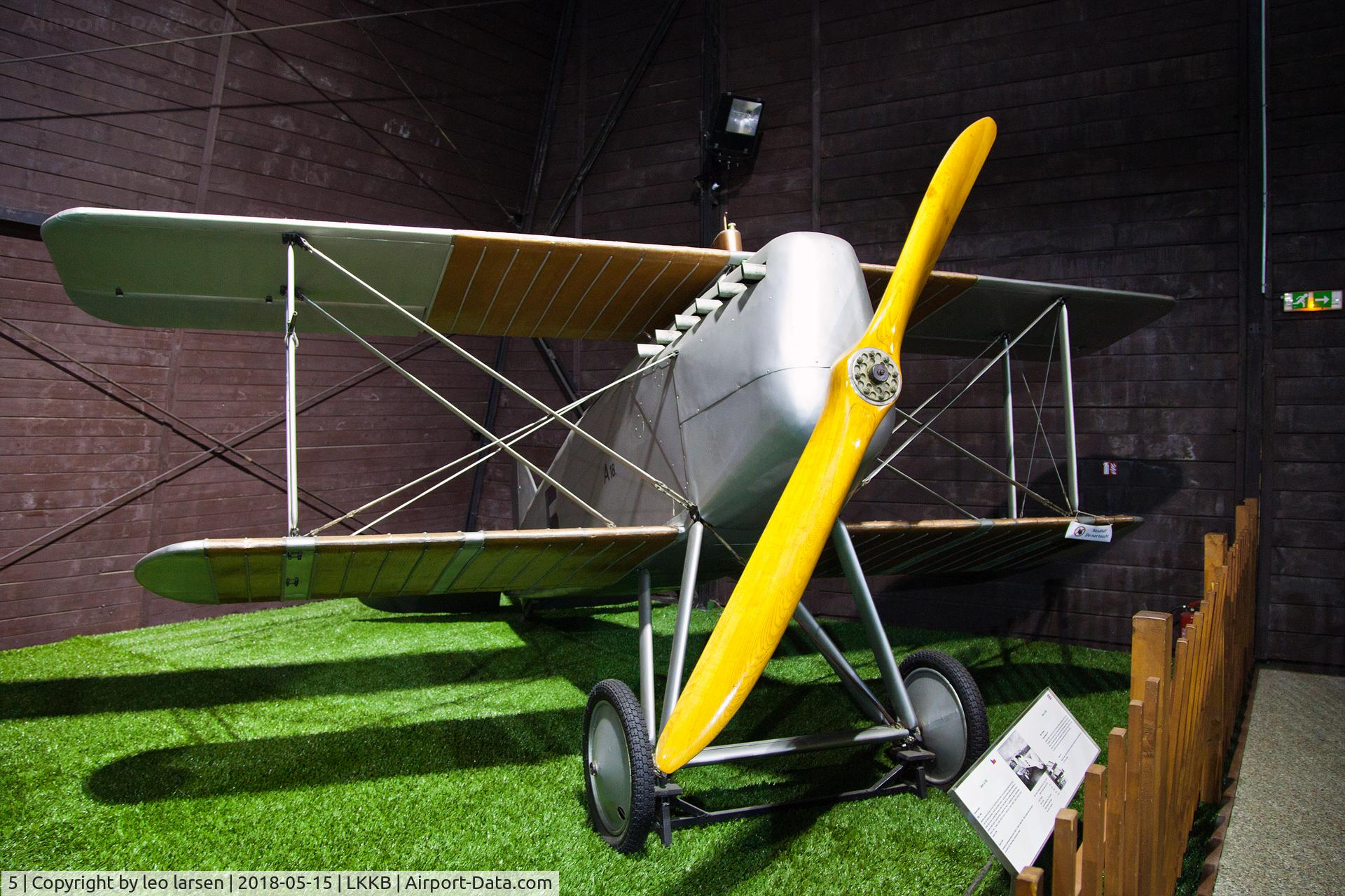 5, 1924 Aero A-18C C/N Not found 5, Kbely Air Museum 15.5.2018