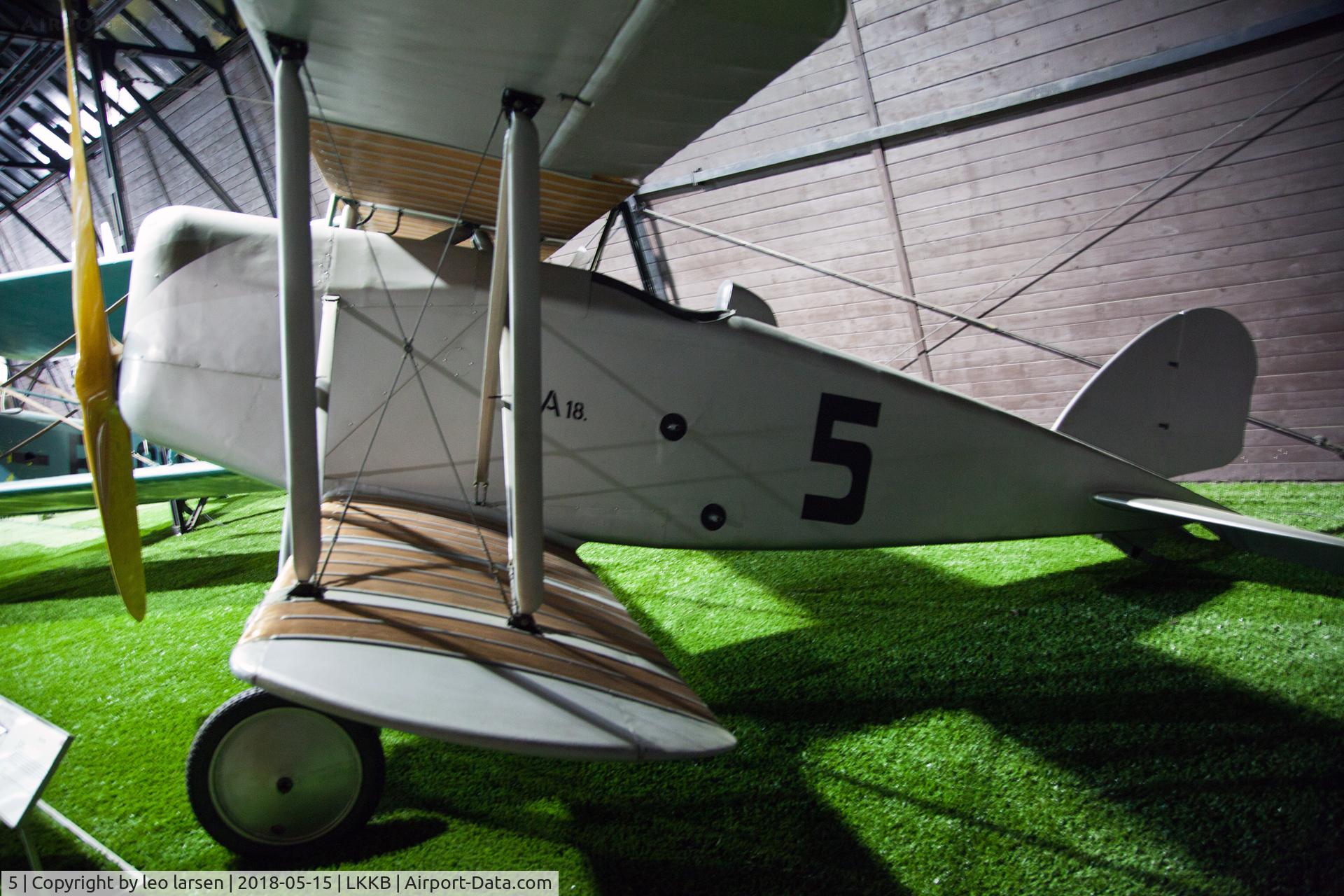 5, 1924 Aero A-18C C/N Not found 5, Kbely Air Museum 15.5.2018