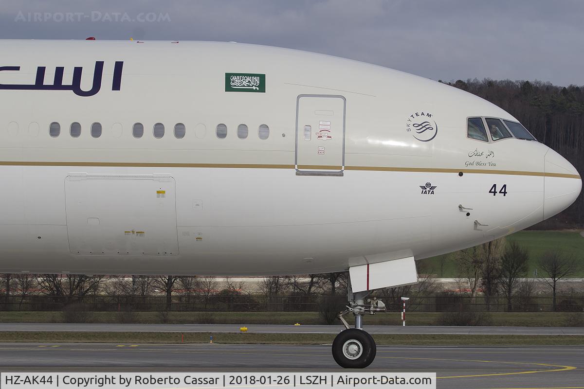 HZ-AK44, 2017 Boeing 777-368/ER C/N 62764, Zurich Kloten