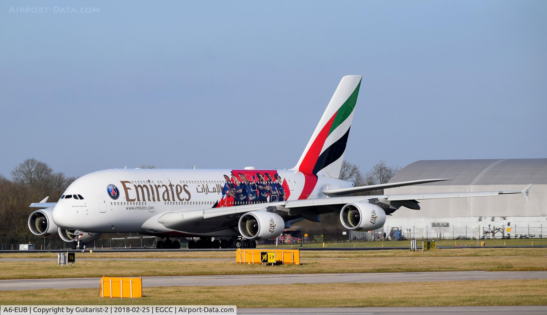 A6-EUB, 2016 Airbus A380-861 C/N 213, At Manchester