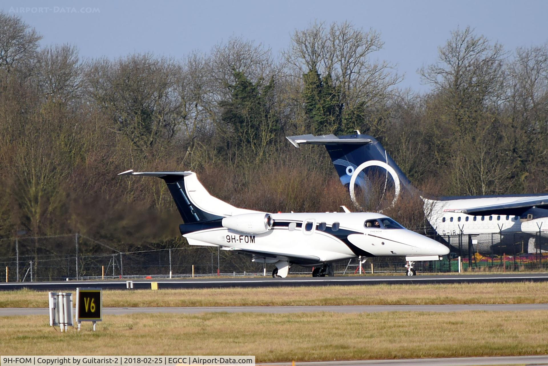 9H-FOM, 2009 Embraer EMB-500 Phenom 100 C/N 50000092, At Manchester