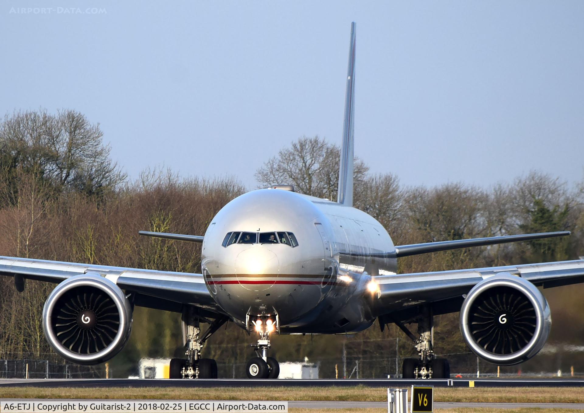 A6-ETJ, 2012 Boeing 777-3FX/ER C/N 39685, At Manchester