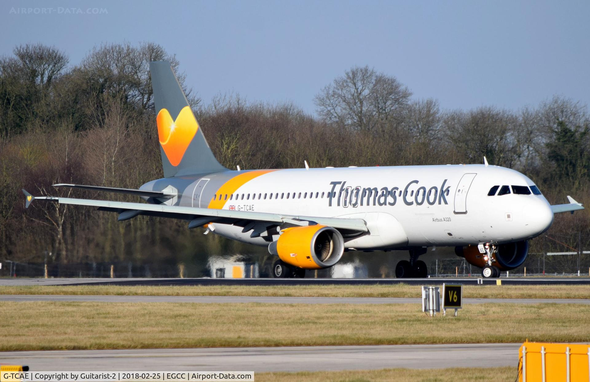 G-TCAE, 2003 Airbus A320-214 C/N 1954, At Manchester