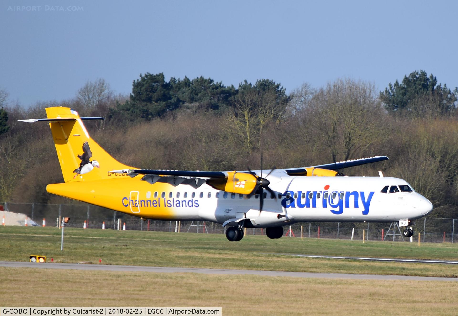 G-COBO, 2008 ATR 72-212A C/N 852, At Manchester