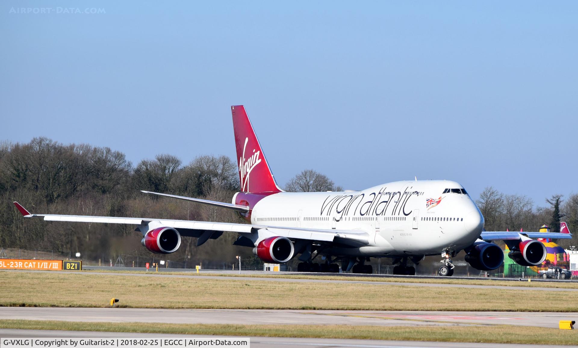 G-VXLG, 1998 Boeing 747-41R C/N 29406, At Manchester