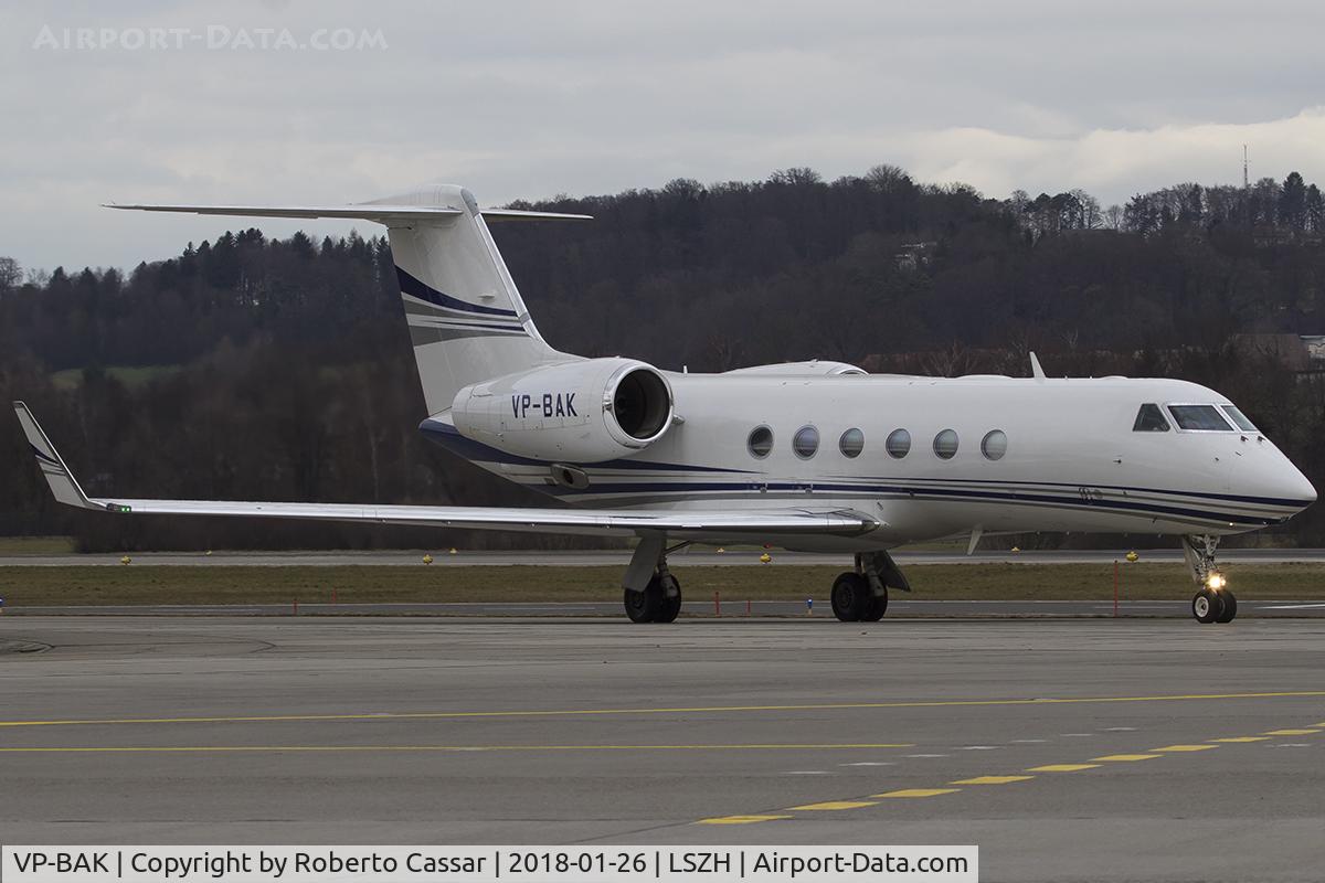 VP-BAK, Gulfstream Aerospace GIV-X (G450) C/N 4310, World Economic Forum 2018
