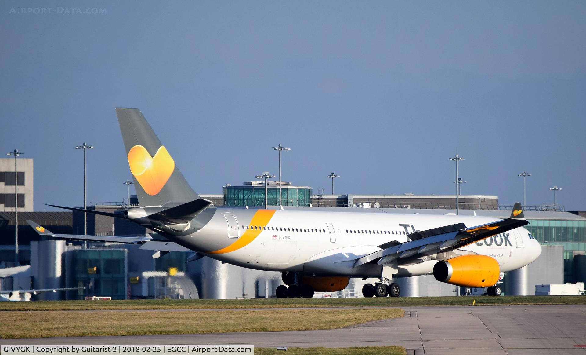 G-VYGK, 2014 Airbus A330-243 C/N 1498, At Manchester