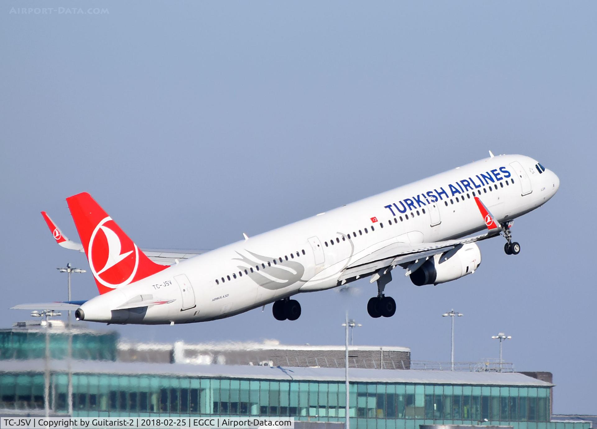 TC-JSV, 2015 Airbus A321-231 C/N 6751, At Manchester