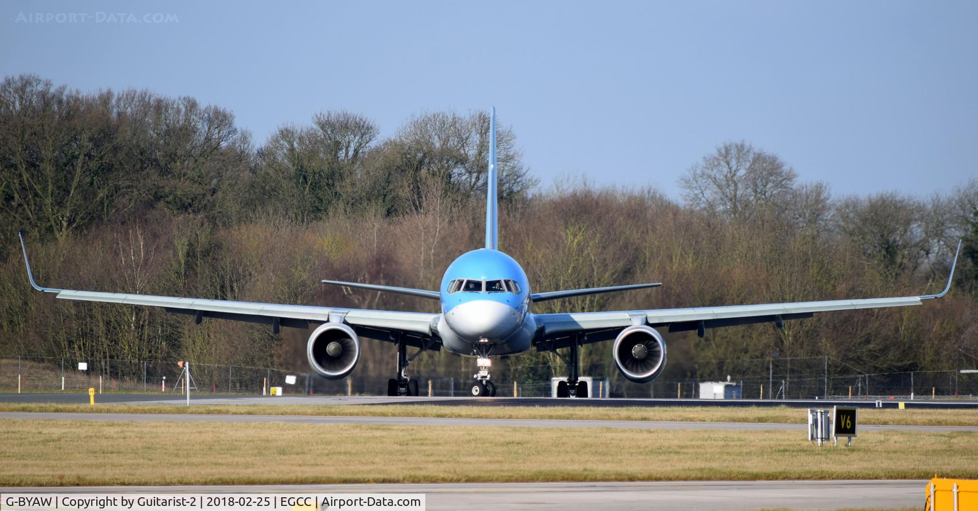G-BYAW, 1995 Boeing 757-204 C/N 27234, At Manchester