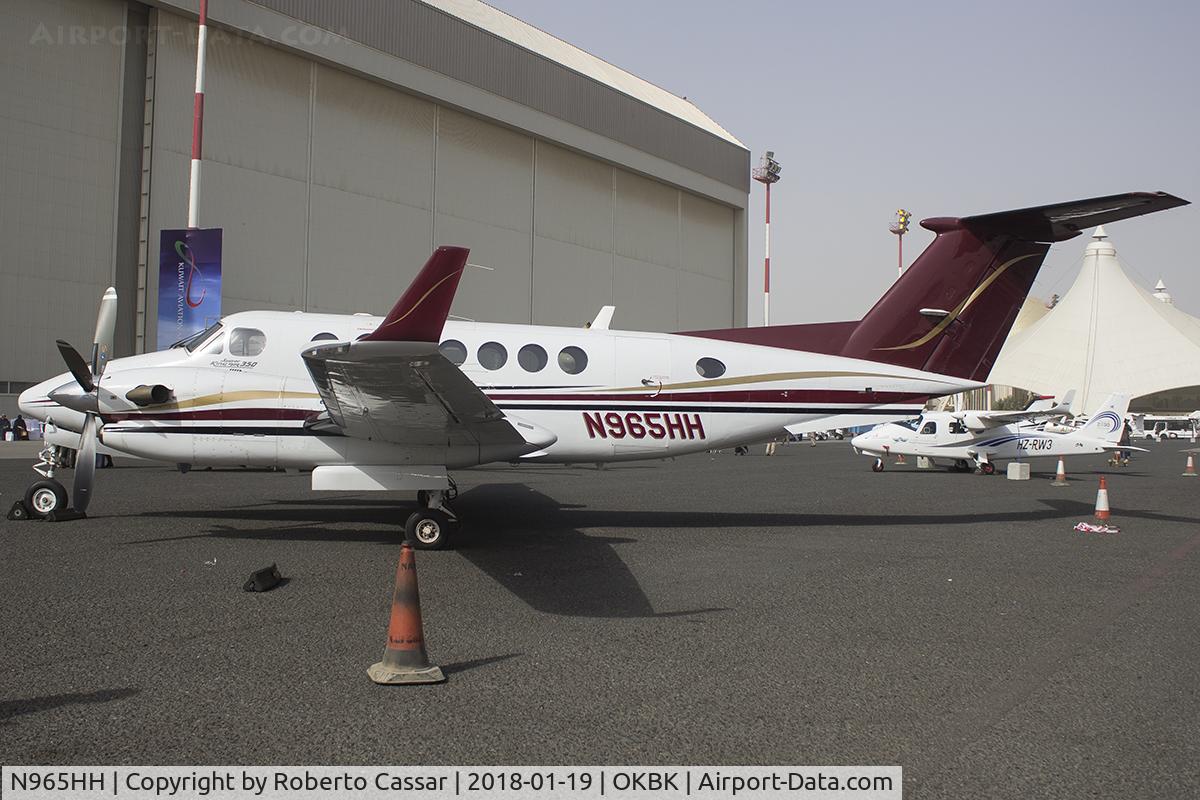 N965HH, 2001 Raytheon King Air 350 (B300) C/N FL-321, Kuwait Aviation Show 2018