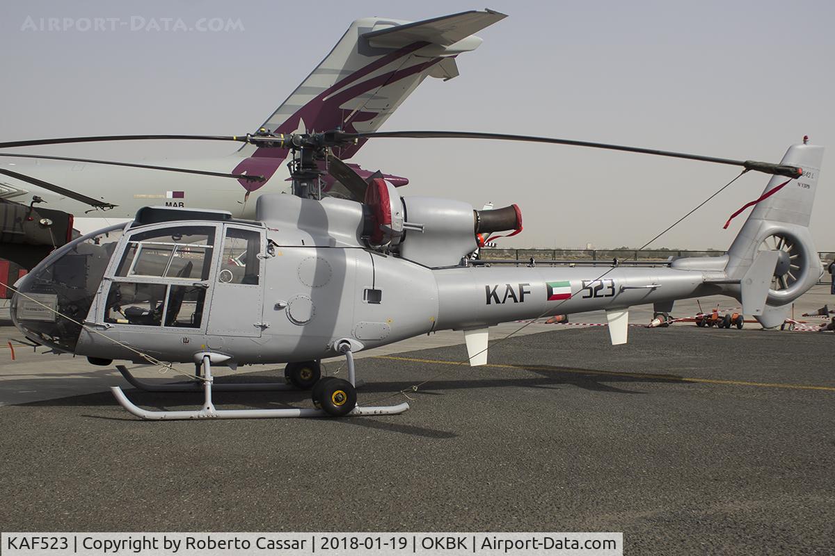KAF523, Aérospatiale SA-342L Gazelle C/N 1379, Kuwait Aviation Show 2018