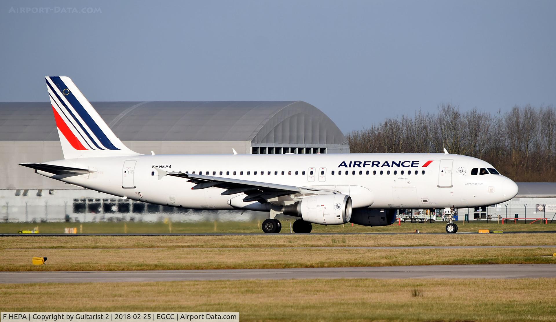 F-HEPA, 2009 Airbus A320-214 C/N 4139, At Manchester