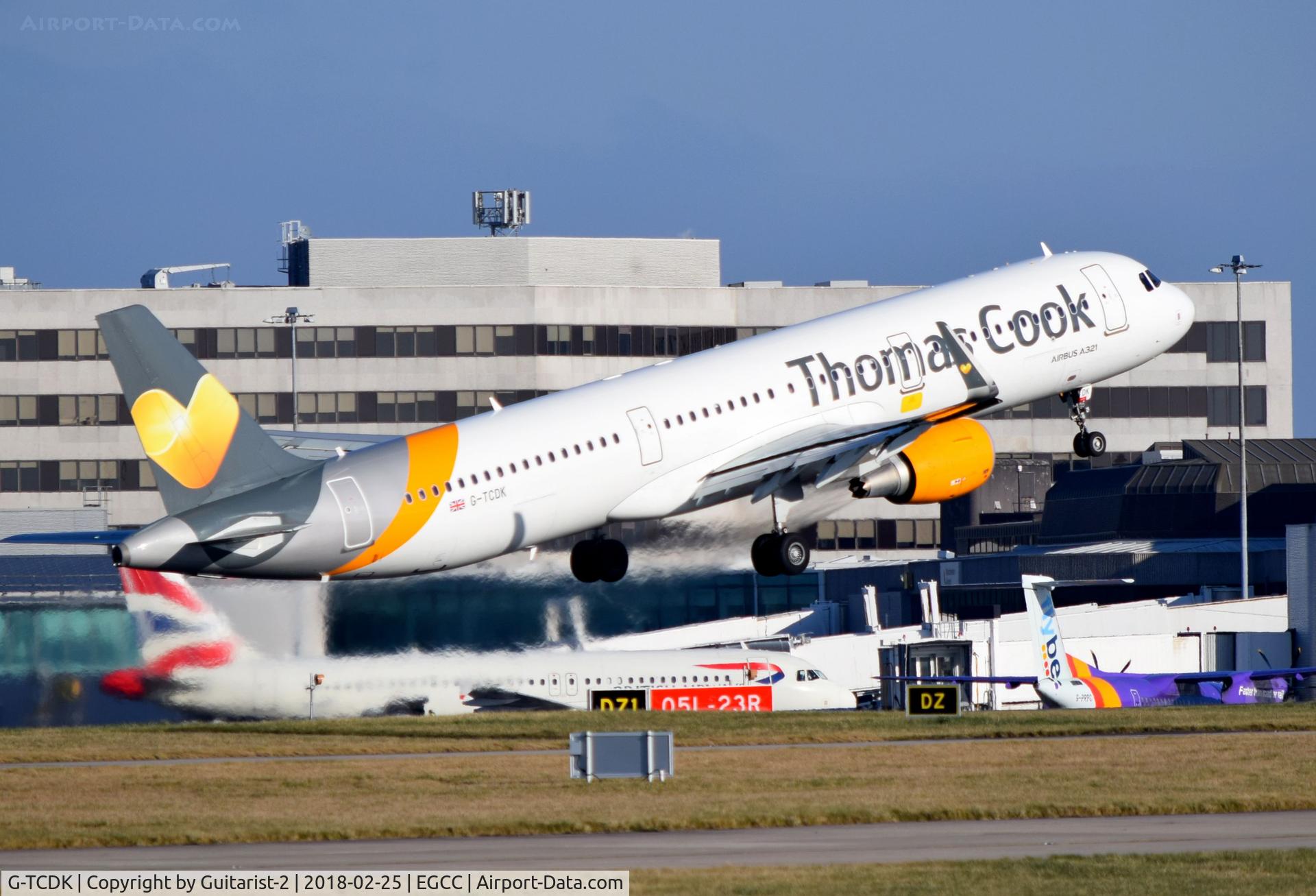 G-TCDK, 2015 Airbus A321-211 C/N 6548, At Manchester