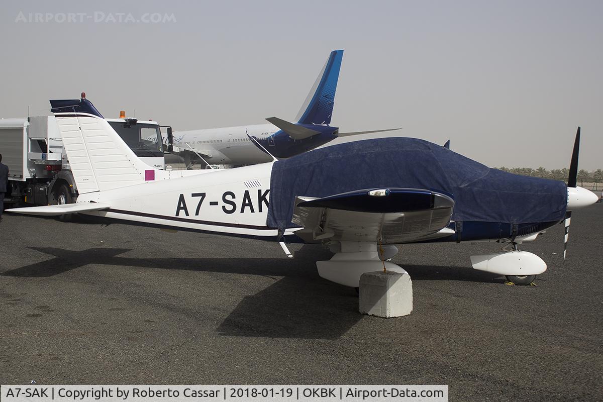 A7-SAK, Piper PA-28-181 Cherokee Archer II C/N Not Found A7-SAK, Kuwait Aviation Show 2018