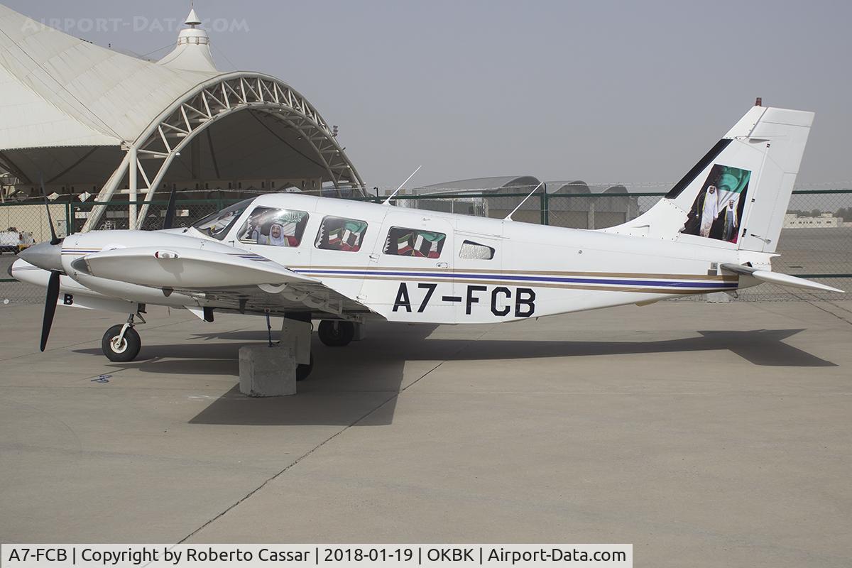 A7-FCB, Piper PA-34-220T Seneca V C/N Not found A7-FCB, Kuwait Aviation Show 2018