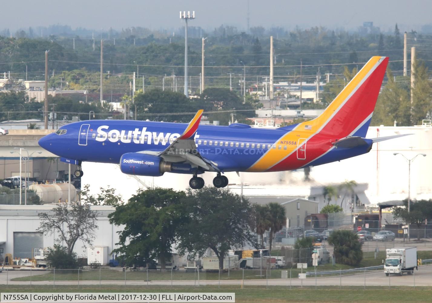 N755SA, 1999 Boeing 737-7H4 C/N 27871, Southwest