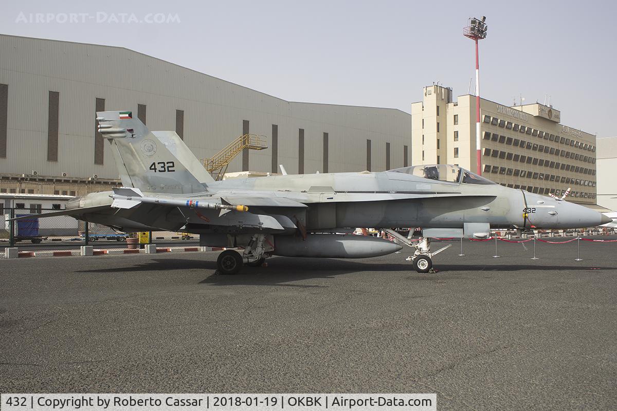 432, McDonnell Douglas KAF-18C Hornet C/N 1192, Kuwait Aviation Show 2018